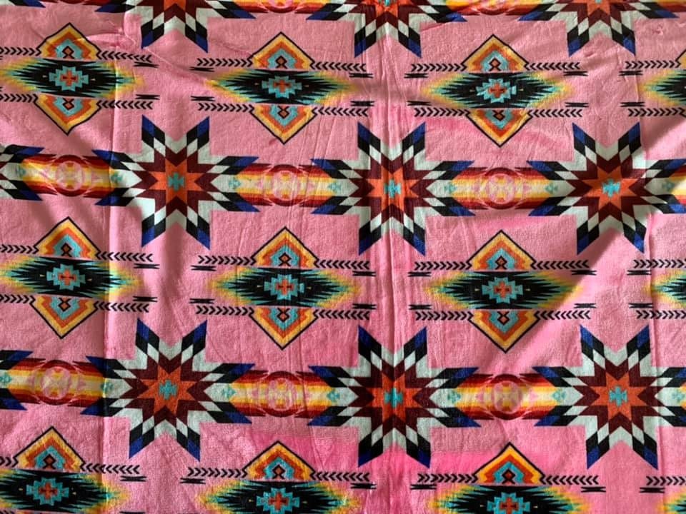 Native American Super Soft Plush Reversible Full Blanket Etsy