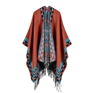 ヴィンテージ/ネイティブアメリカン総柄フード付ポンチョ/アメリカ買付 Native american poncho - Etsy 日本
