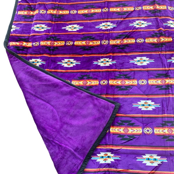 Native American Style Design Super soft and Thick Fleece Winter Warm Blanket