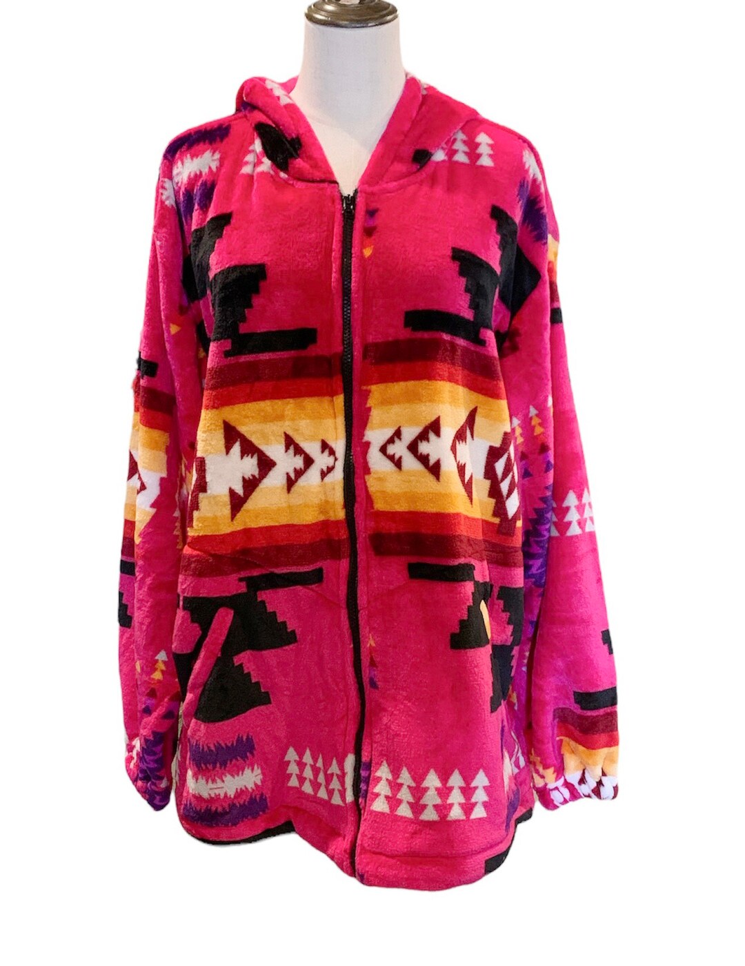 Ameri RUG PATTERN KNIT JACKET マスタード FREE Knitting Machine Pattern - Sunset Sweater - Addi, Sentro 48