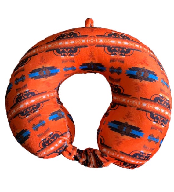 Southwest Native American Style Travel Neck Pillow: Memory Foam Cushion