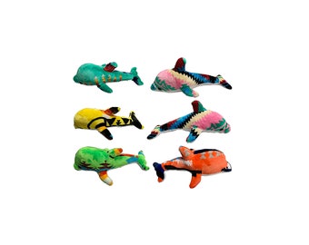 Delfines del juguete del peluche de la felpa del diseño del estilo del sudoeste para los regalos de los niños