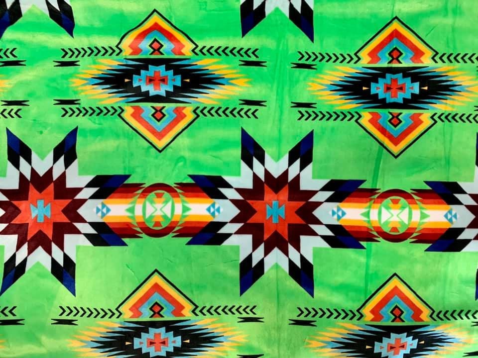 Native American Super Soft Plush Reversible Full Blanket Etsy