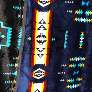 Native American Super Soft Plush Reversible Full Blanket - Etsy