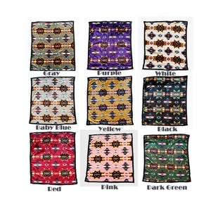 Mantas súper suaves para recibir al bebé con diseño de estilo nativo americano para baby shower