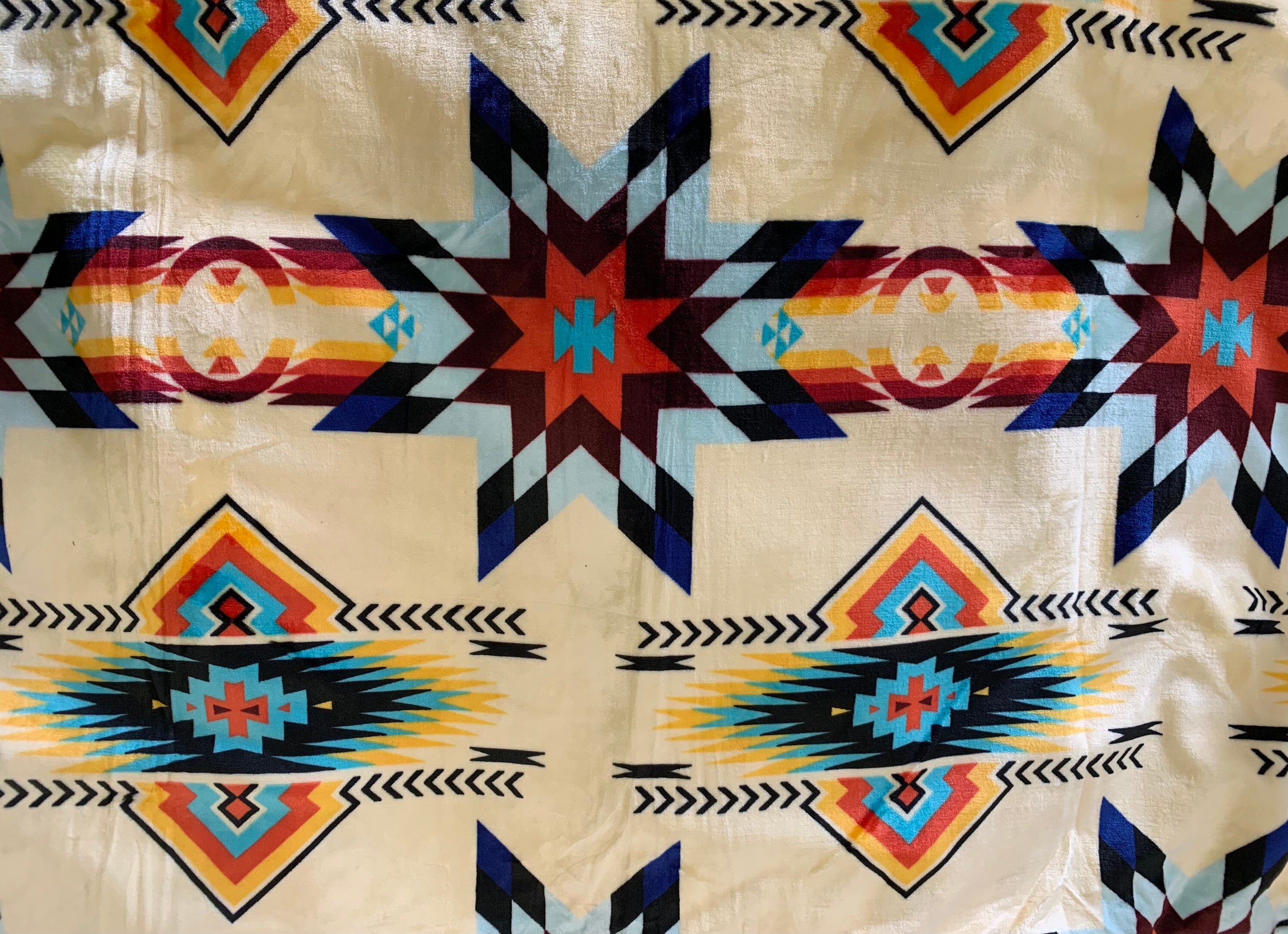 Native american super soft plush reversible Full size blanket Etsy