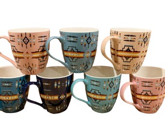 Taza de café con diseño nativo americano del suroeste - 500 ml/17 oz para regalar