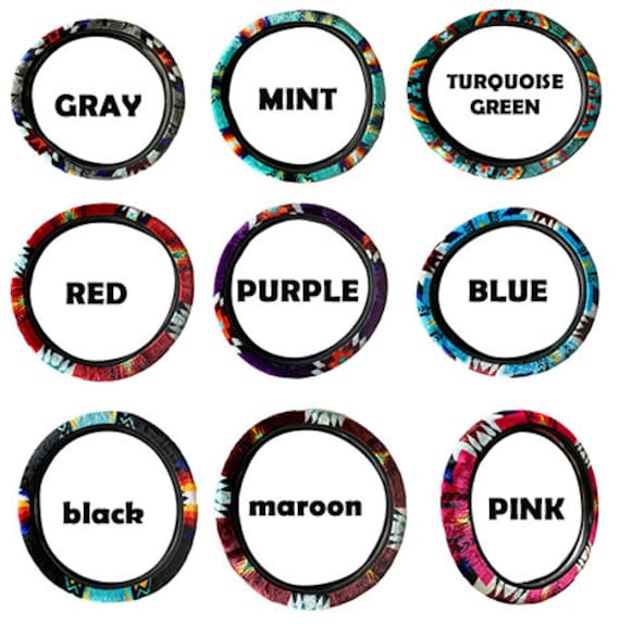 Native American Super Soft Steering Wheel Cover Etsy