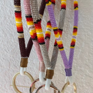 Native Style Beaded Keychain wristlets