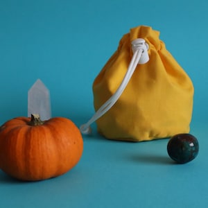 Small Yellow Dice Bag