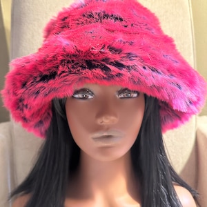 Incredibly Soft Fur Fluffy Fuzzy Bucket Hat -Vegan Fur Hat -Festival Hat-Floppy Hat-Fur Hat-Fake Fur Hat-Rave Hat-Vegan Hat-Shearling Hat