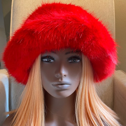 Incredibly Soft Fur Fluffy Fuzzy Bucket Hat -Vegan Fur Hat -Festival Hat-Floppy Hat-Fur Hat-Fake Fur Hat-Rave Hat-Vegan Hat-Shearling Hat
