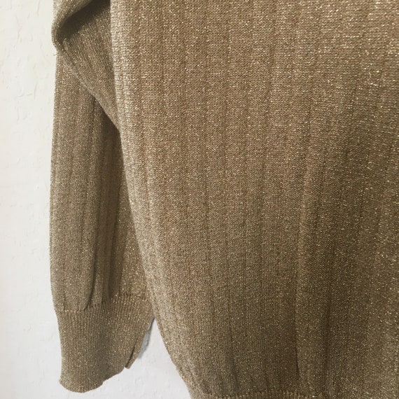 Gold Thread Sweater - image 4