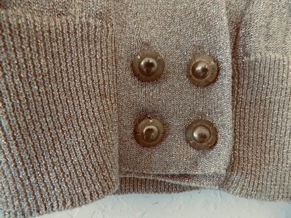 Gold Thread Sweater - image 3