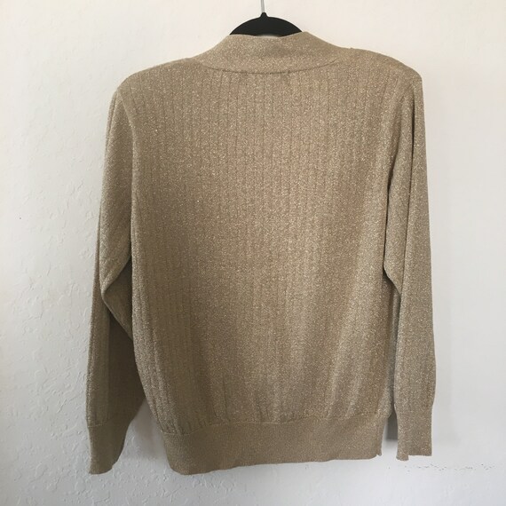 Gold Thread Sweater - image 2