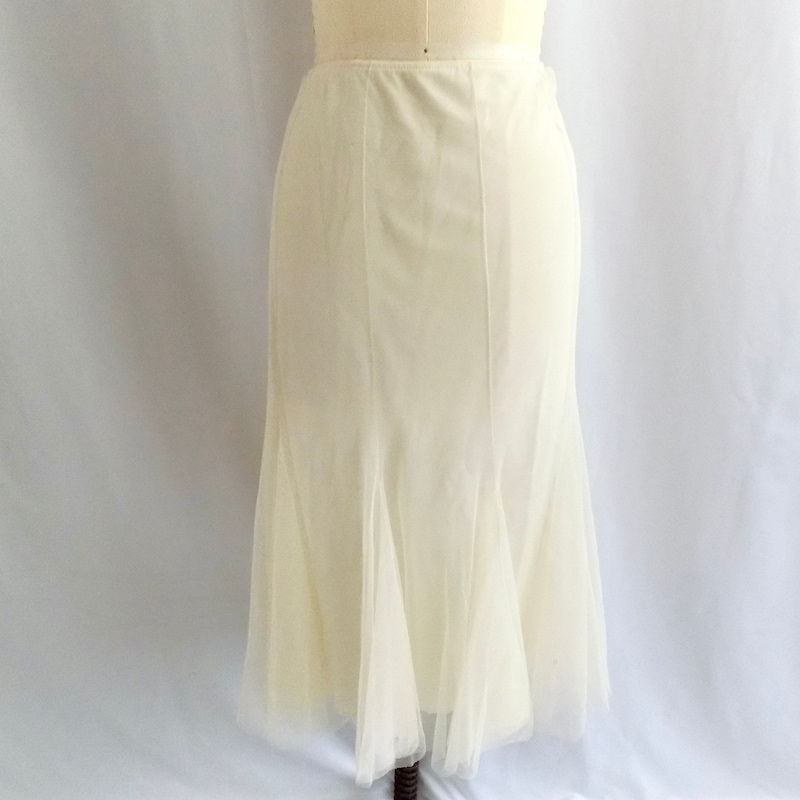 Tulle Dot Midi Skirt