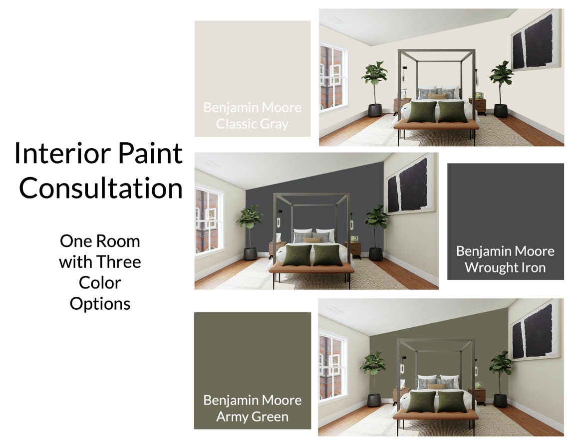 Custom Interior Color Consultation or Add On One Room Etsy