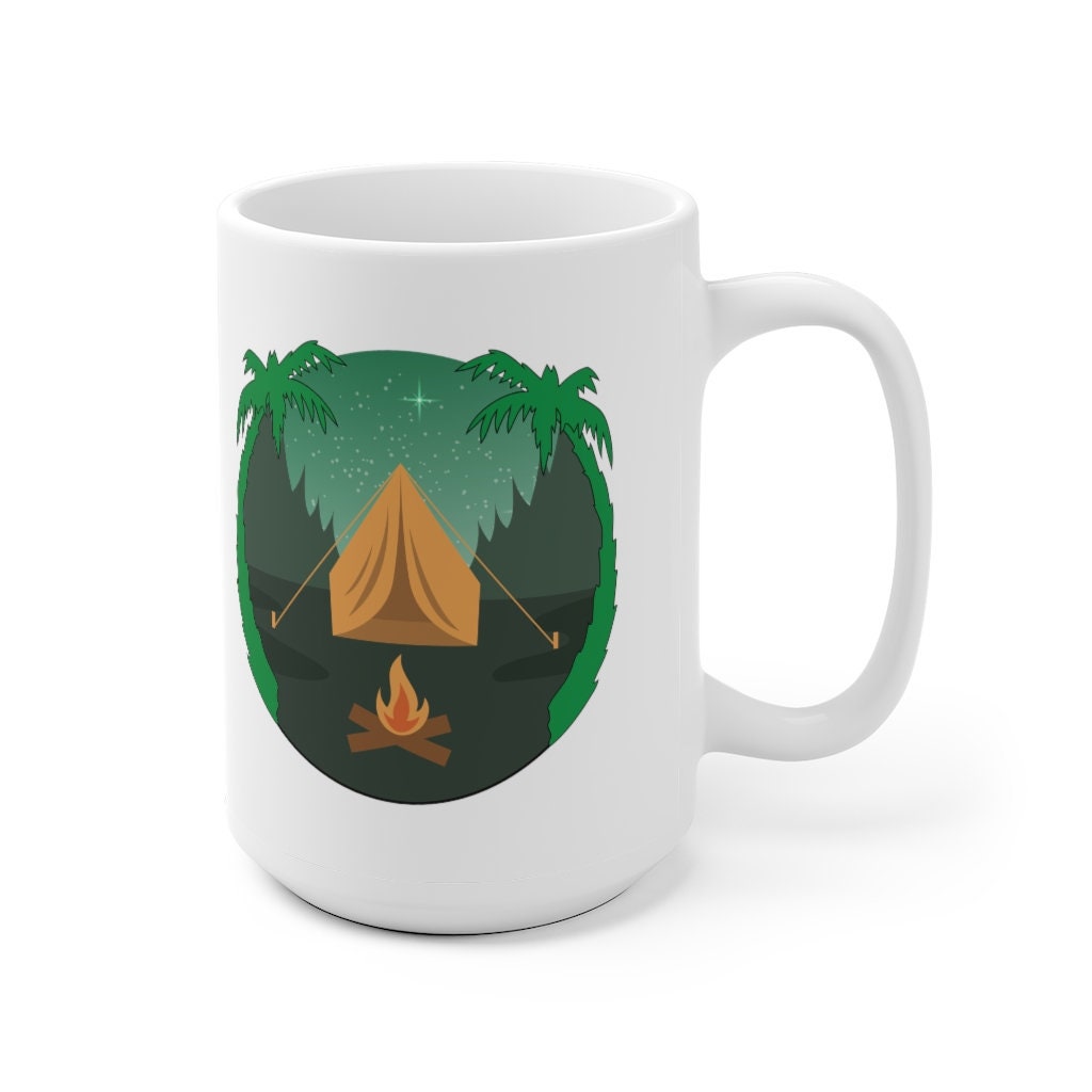 Camping Mug Tent Mug Camping Mountain Mug Hiking Mug Etsy