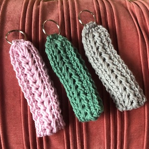 Crocheted keychain, backpack pendant, bag pendant
