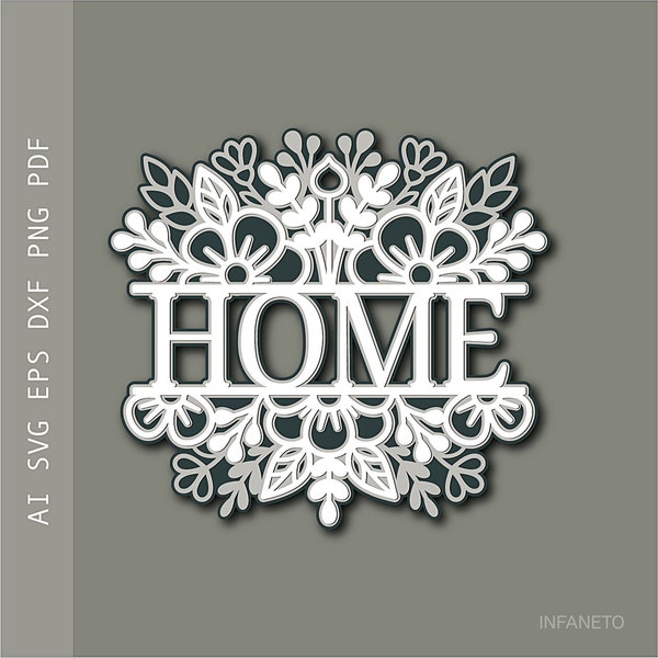 3D Home SVG Layered cut files Cricut project Floral svg Home sign svg Digital template download Multilayered svg Home decor svg 3D Home SVG Layered cut files Cricut project Floral svg Home sign svg Digital template download Multilayered svg Home decor svg