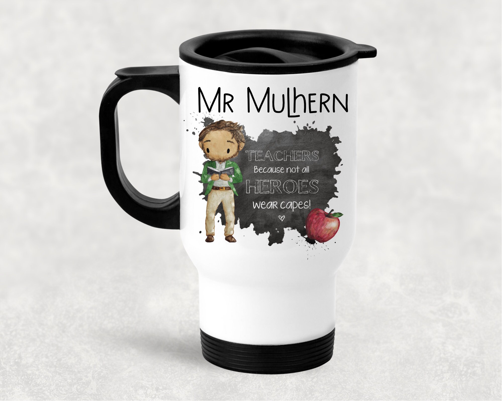 Personalised Teacher Travel Mug Teacher Gift Etsy