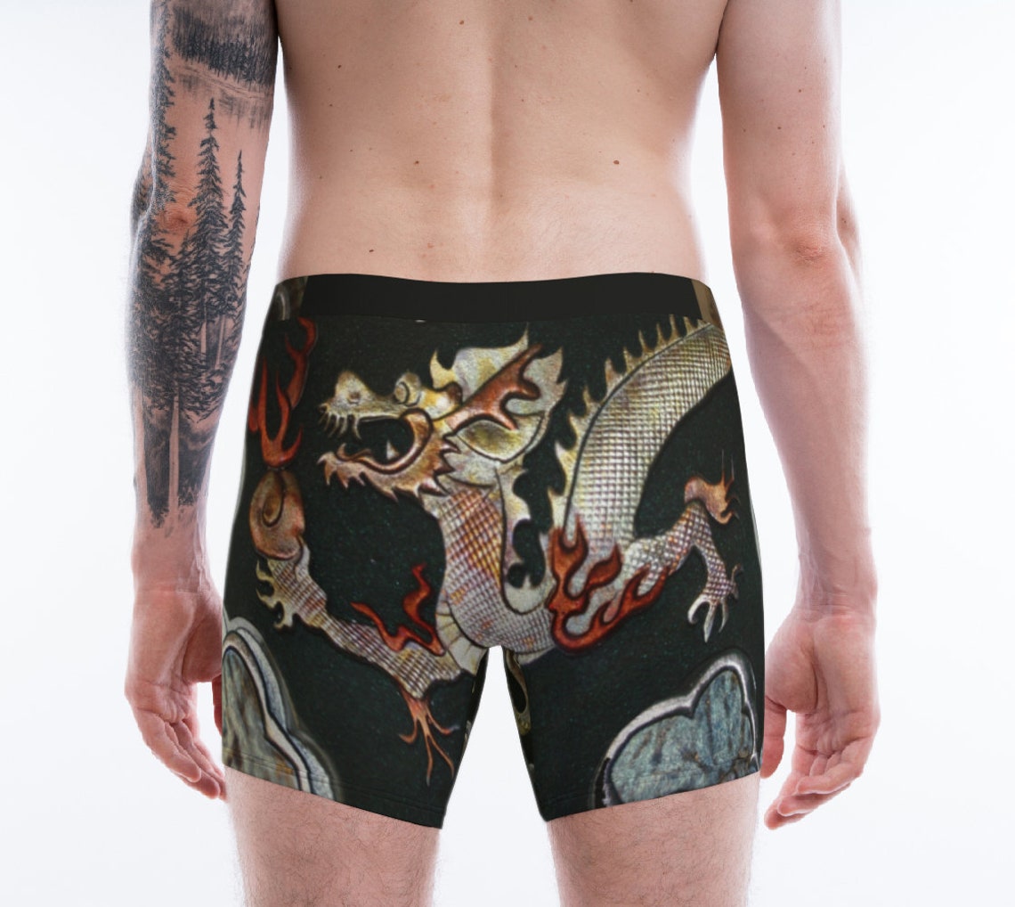 Men's dragon briefs durable cotton boxer briefs cotton | Etsy