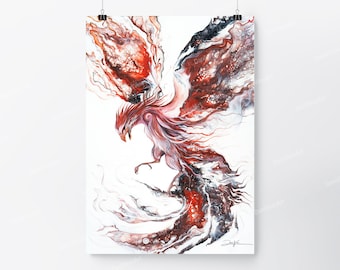 Phönix | Danivinci | Hochwertiges Poster (Kunstdruck)