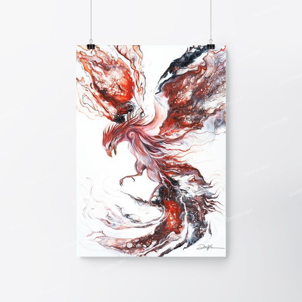 Phoenix | Danivinci | High Quality Poster (Art Print)
