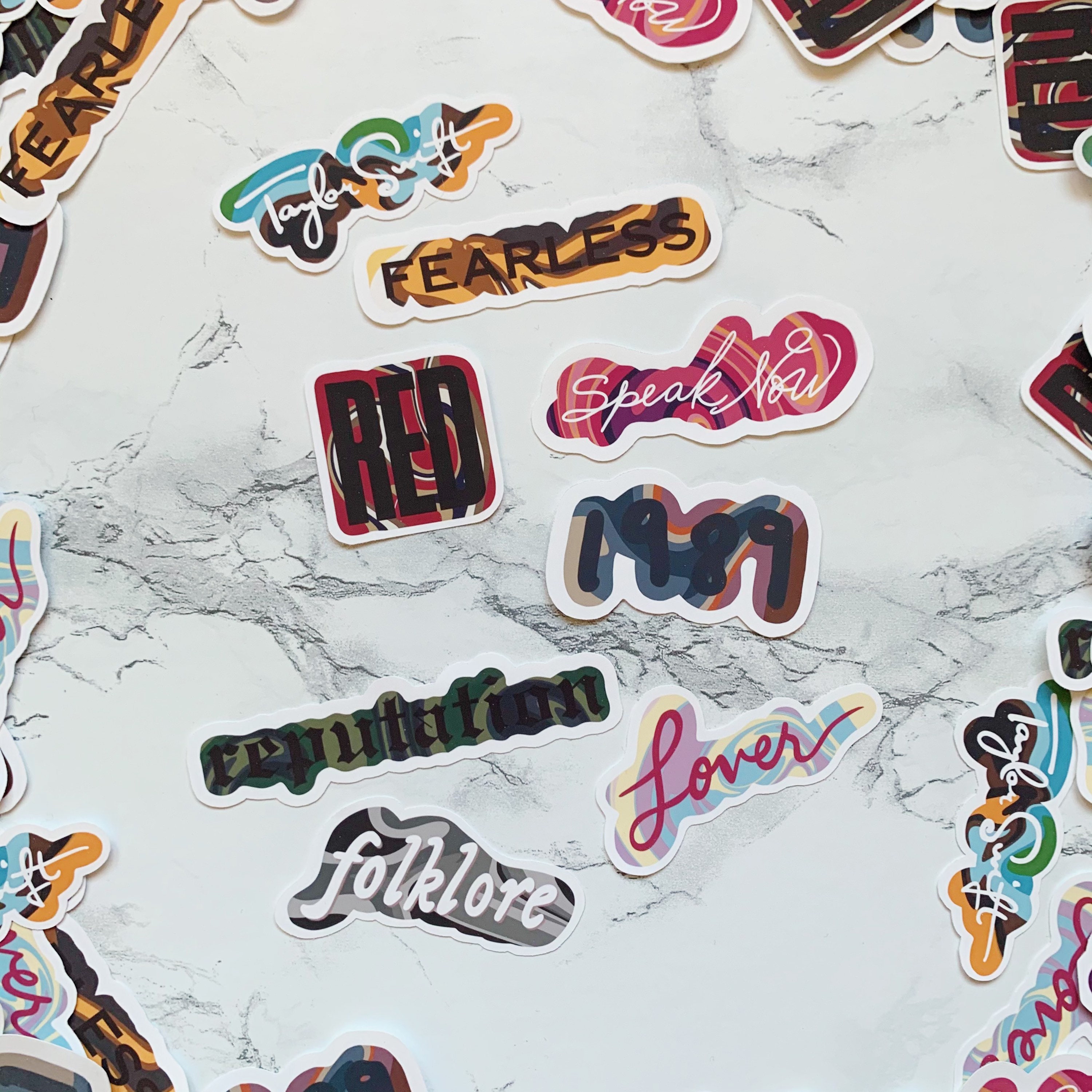 Taylor Swift Album Cover Sticker Pack Taylor Swift Sticker Etsy