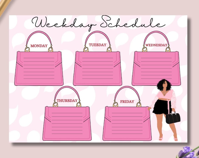 Pink Purse Notepad