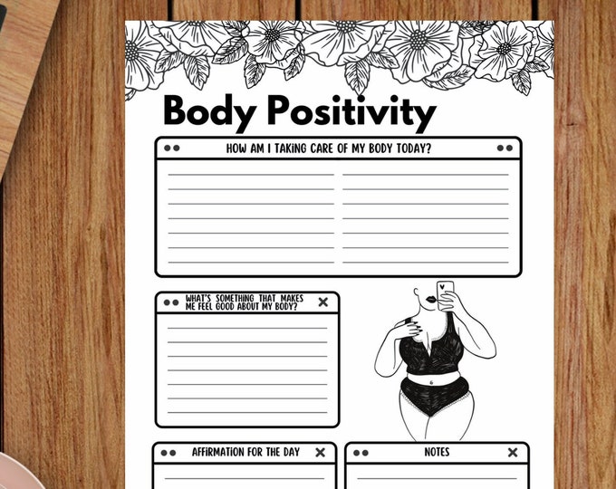 Body Positivity Notepad