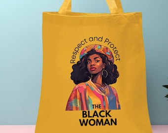 The Black Woman Tote Bag