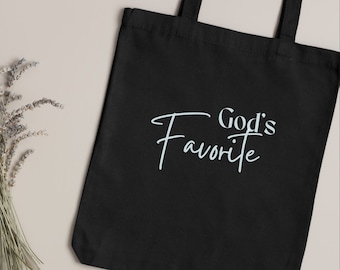 God's Favorite Canva Tote