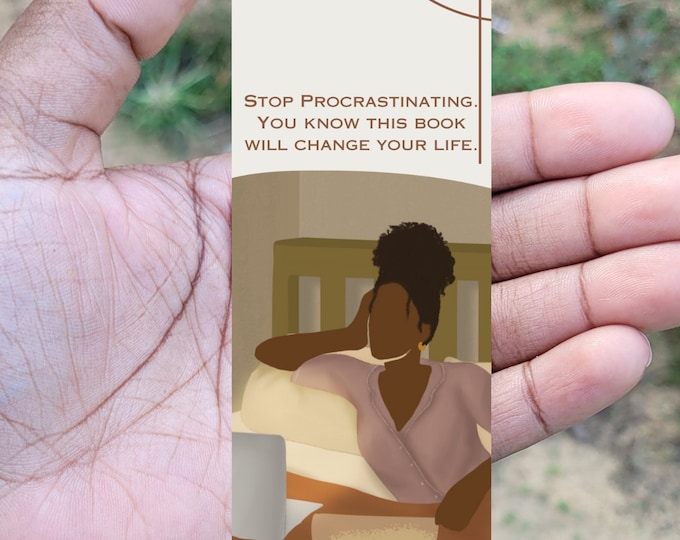Stop procrastinating Bookmark