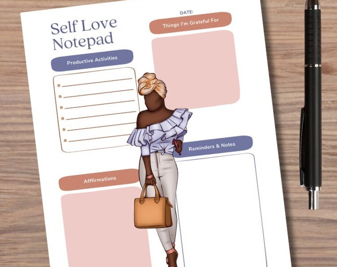 Self Love Notepad (Pink)