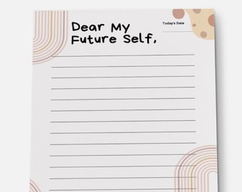 Dear My Future Self Notepad
