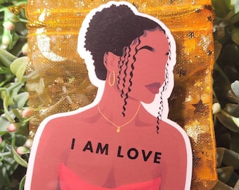 I am Love Sticker