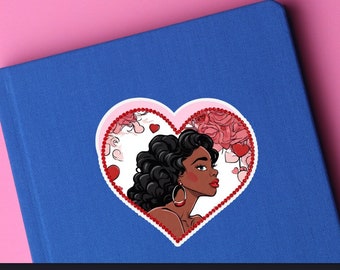 Diamond Heart Sticker