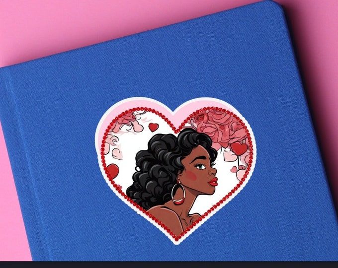 Diamond Heart Sticker
