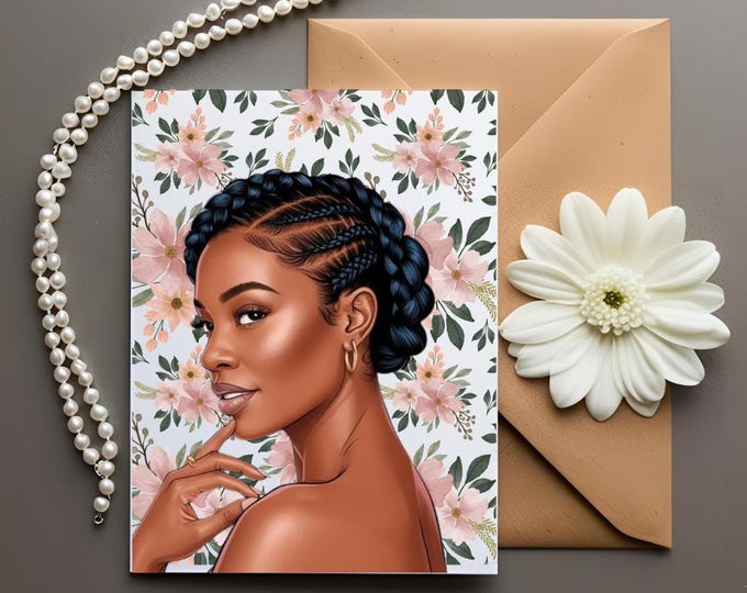 Pretty Flower Sis Greeting Card