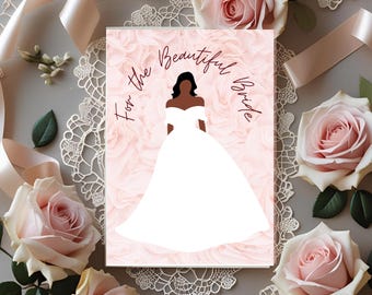 Beautiful Bride Greeting Card