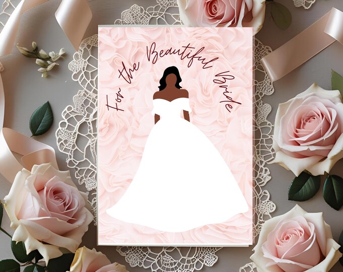 Beautiful Bride Greeting Card