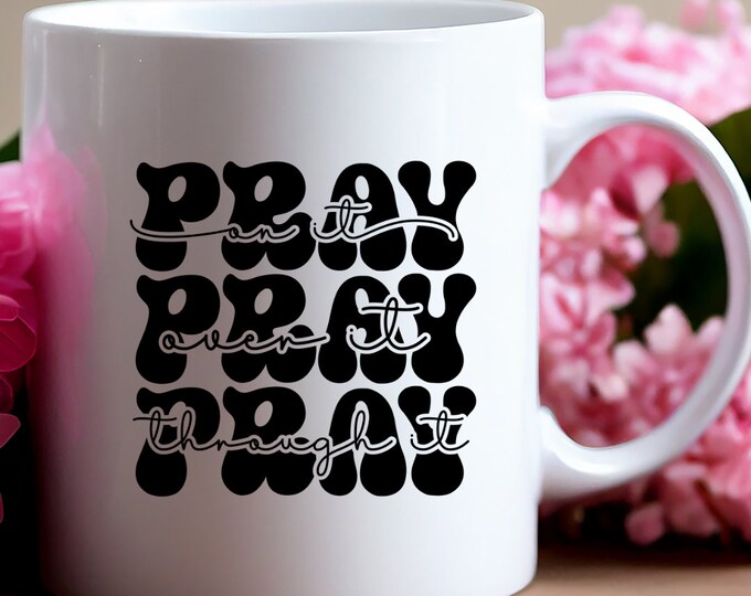 Pray X3 Coffee Mug