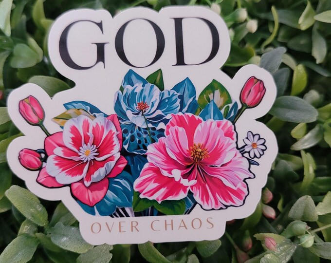 God Over Chaos Sticker