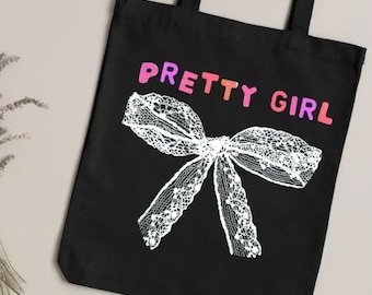 Pretty Girl Lace Bow Tote