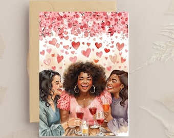 Galentine Girls Greeting Card