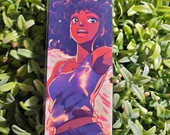 Black Superhero Character Bookmark