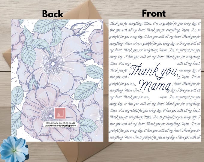 Thank you, Mama Greeting Card