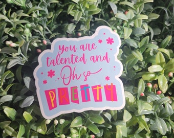 Oh So Pretty Sticker
