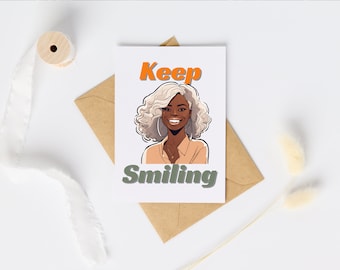 Keep Smiling Greeting Card
